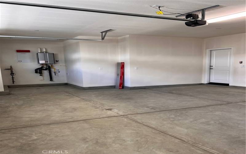 2 car garage with storage space