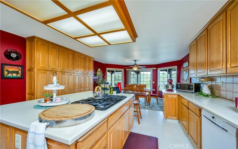 Center Island in Kitchen