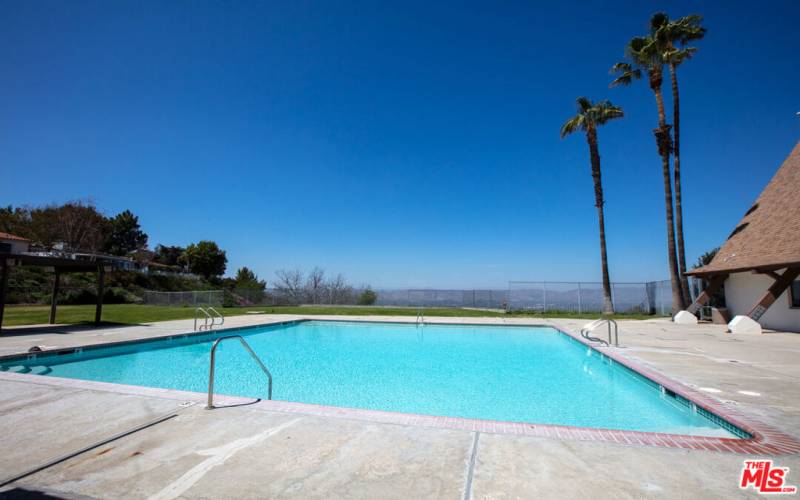 Large heated community pool pool