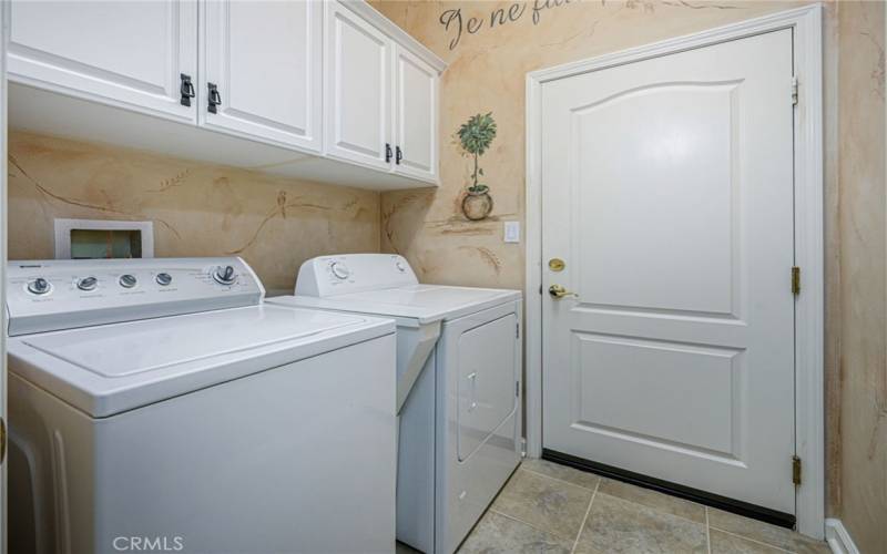 Laundry room with cabinetry