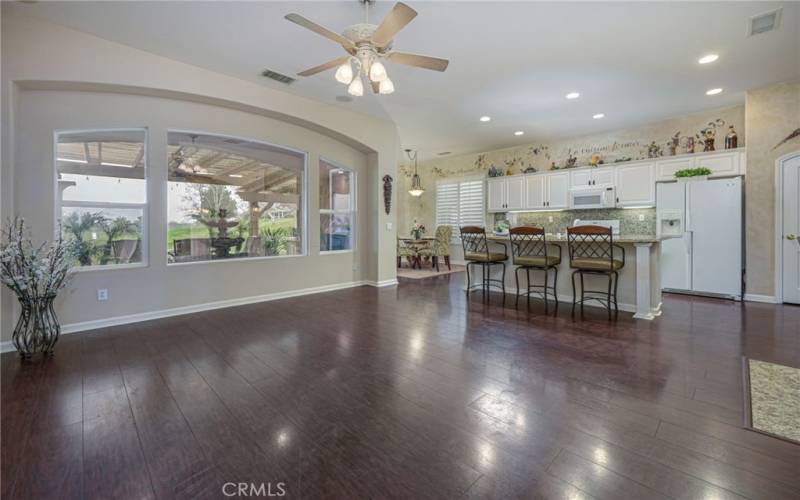 Family room with beautiful views