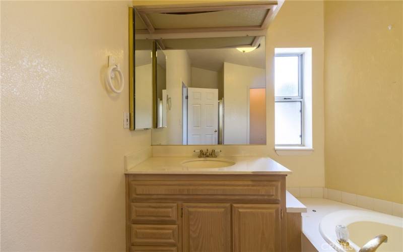 Primary bedroom bathroom sink.