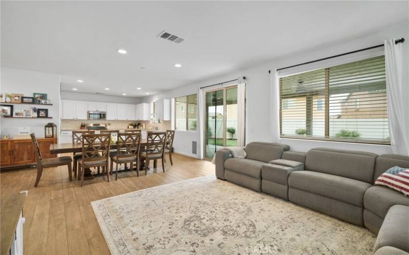 Living Room & Dining Area