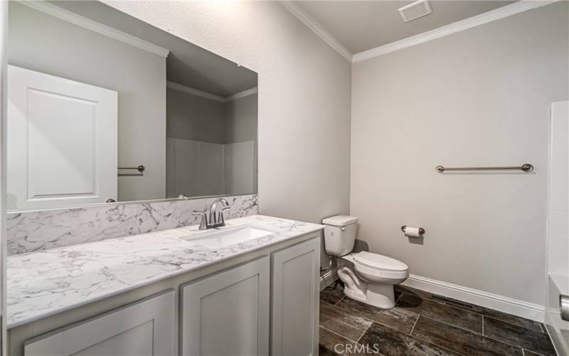 Large hall bathroom