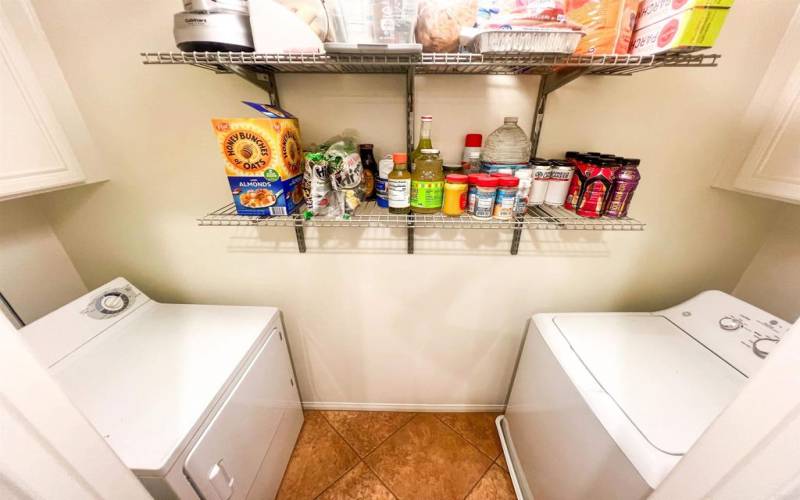 Full size Washer/Dryer in Pantry