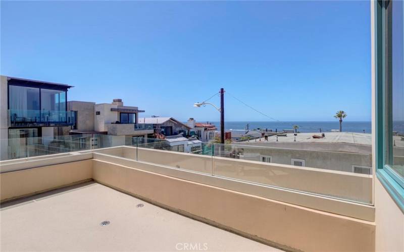 master bedroom ocean view deck