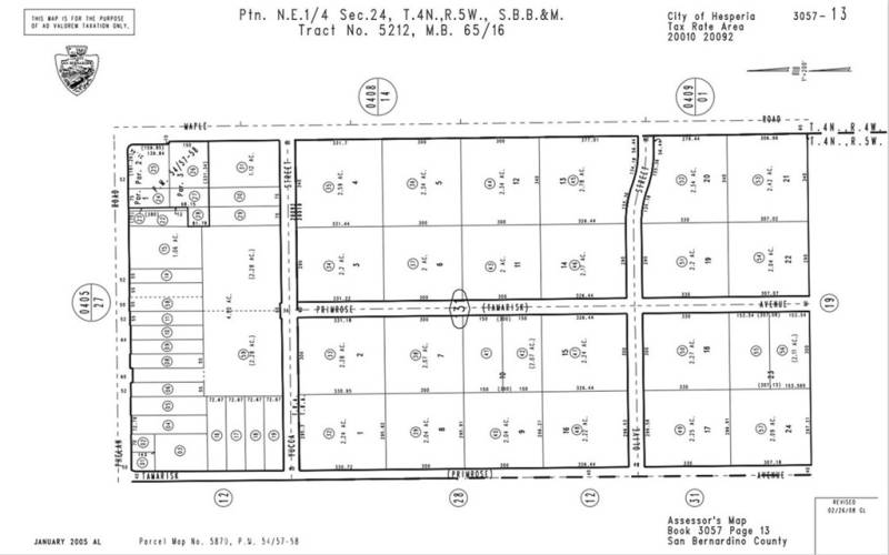 Township APN Map