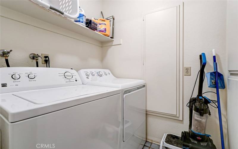 Separate laundry room