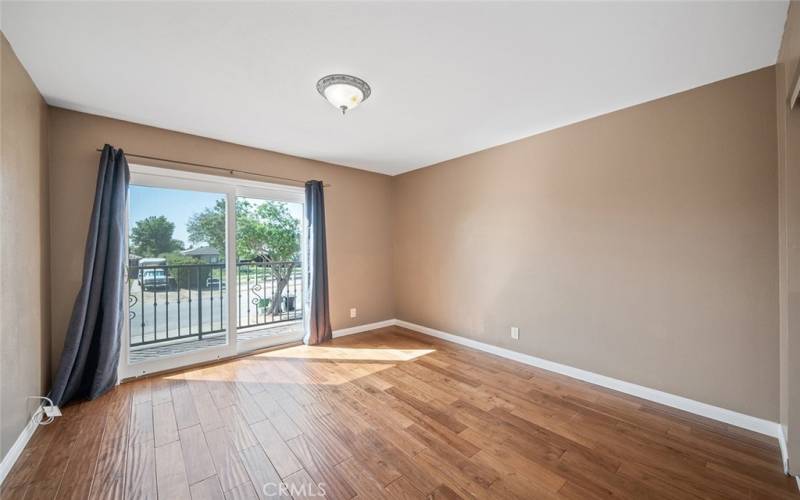 Bedroom 2 with balcony