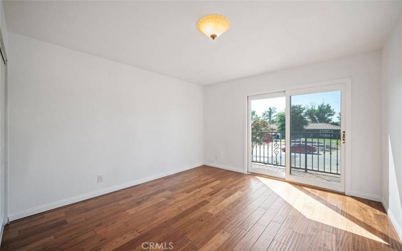 Bedroom 1 with balcony