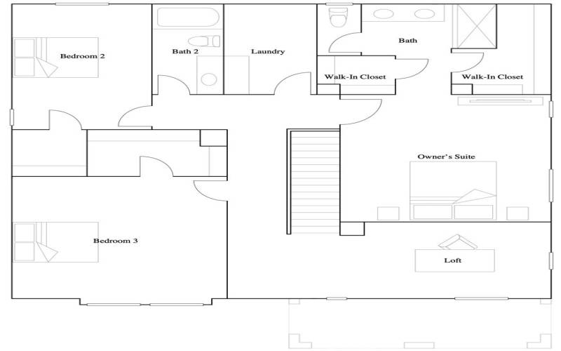 Residence 3 - Level 2 Floorplan