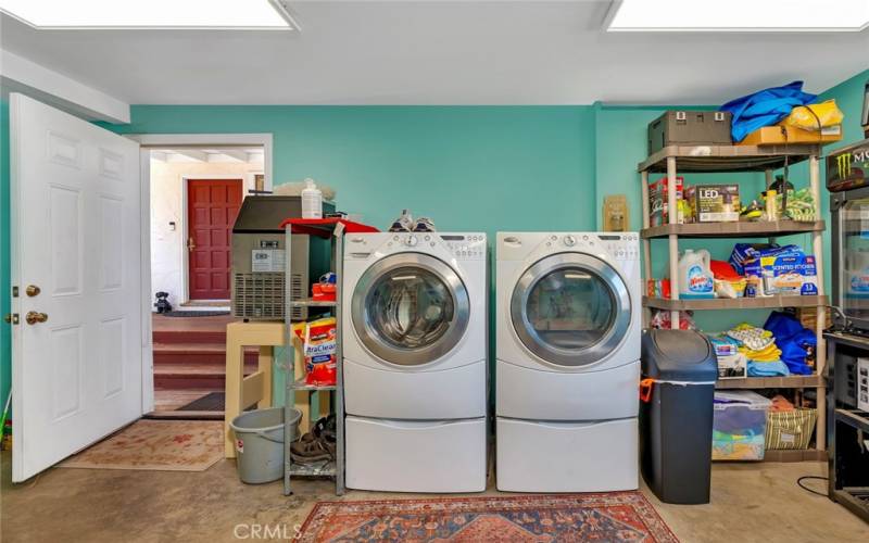 laundry room with own ac unit