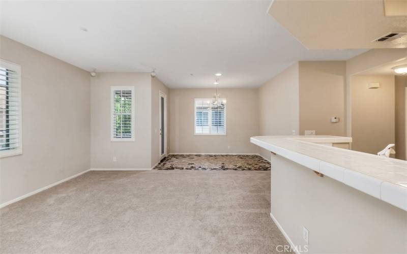 Foyer to Living Room view