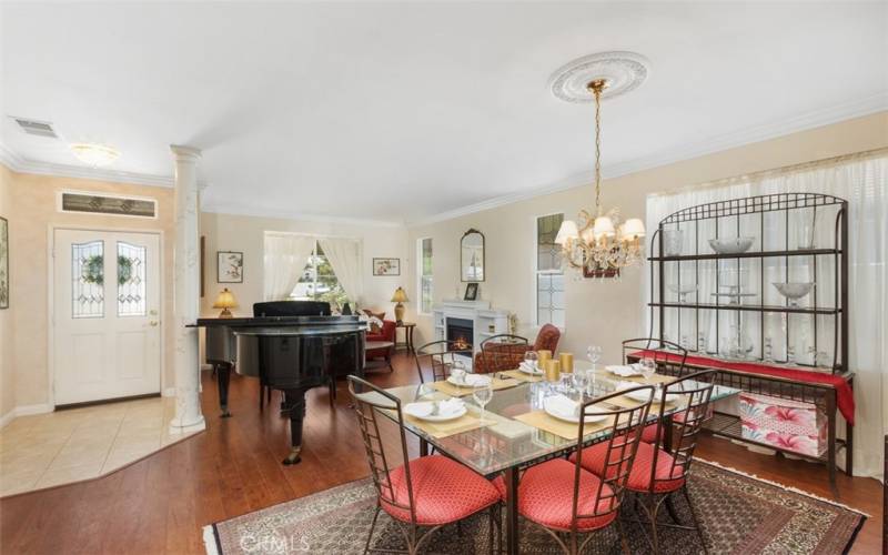 Formal dining area