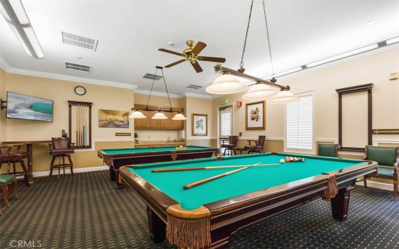 Billiards room