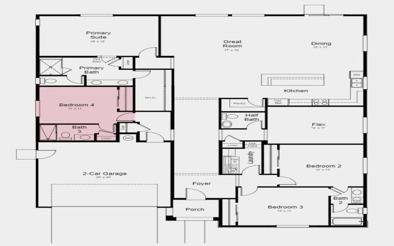 Floor Plan  - Lot 757