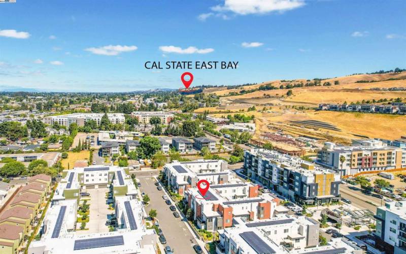 10-mins from Cal State East Bay