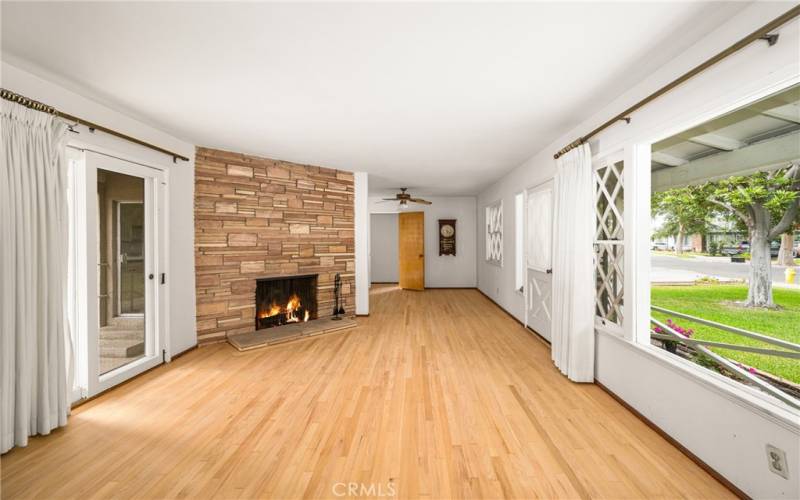 Living room looking to dining room