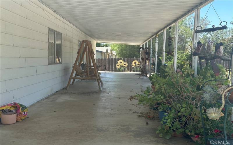 Front covered porch