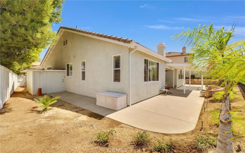 Spacious backyard with 2 patios and amazing views!