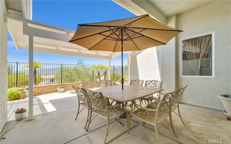 Patio off of the Great Room. Look at those amzaing views!