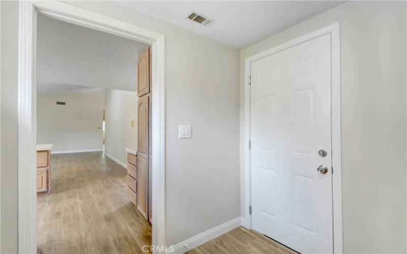 Nice Mud room type space coming from the garage into the house