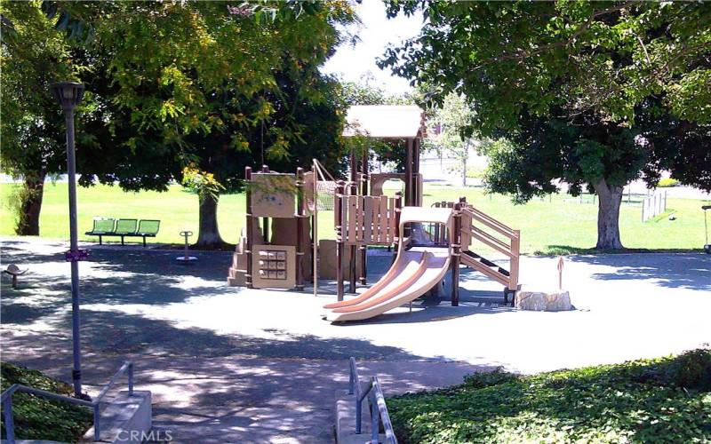 Neighborhood park playground.