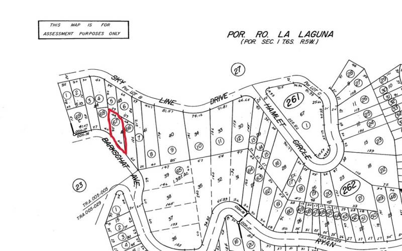 Assessor's map.