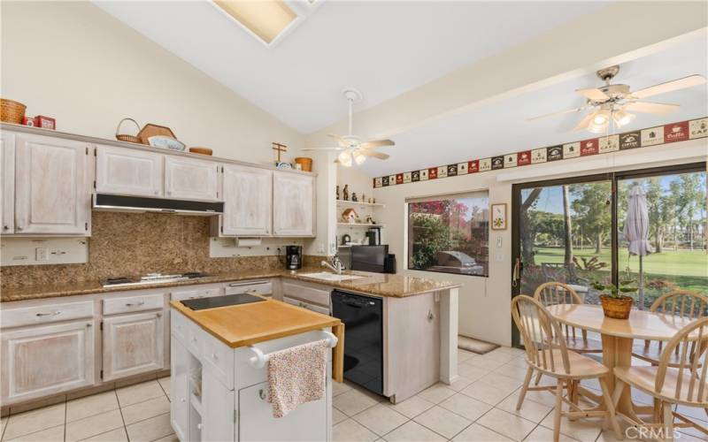 Kitchen expanded to add work space