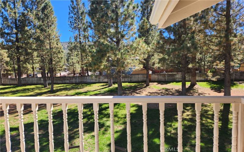 Balcony off Master Bedroom door