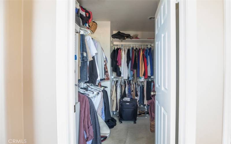 Walk in closet off Primary Bedroom