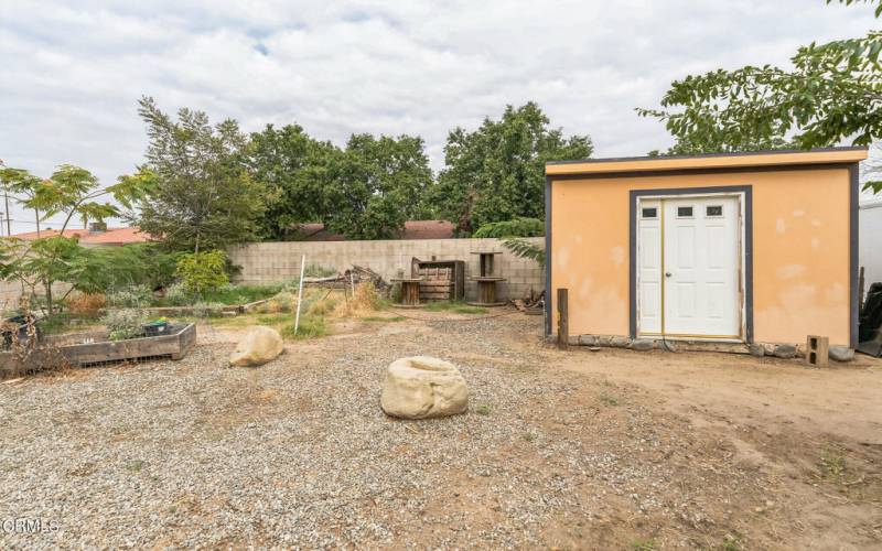 Backyard shed