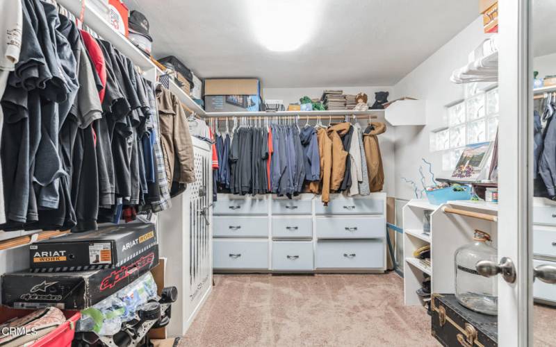 Master closet