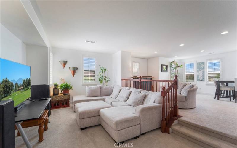 Upstairs living room