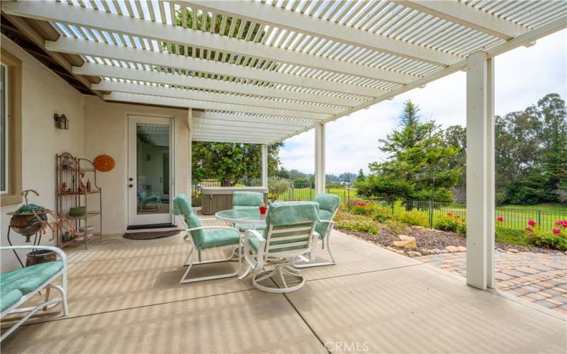 Pergola covered Patio