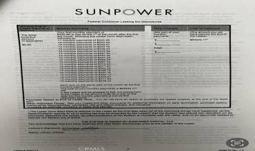 Solar payment schedule