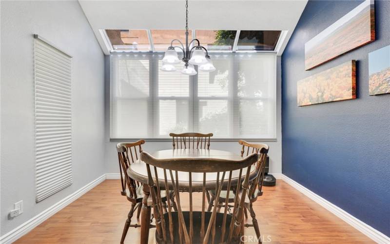 Formal Dining room with Smart Shades