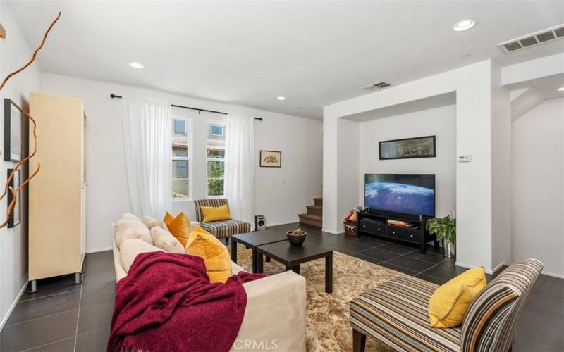 Main living area, view from open dinning