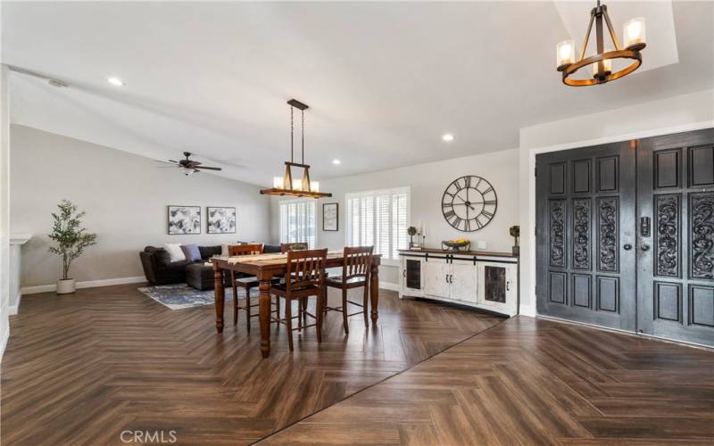 Dining Room and formal living room