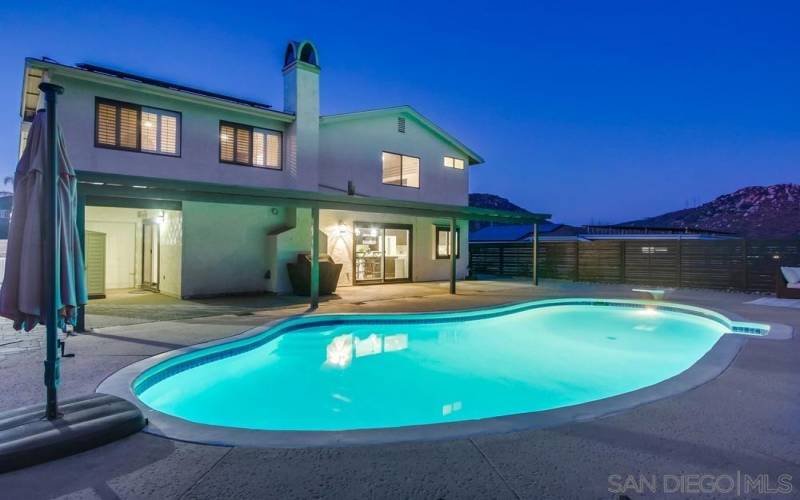 Beautiful pool and backyard