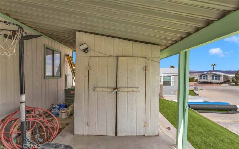 Outdoor shed