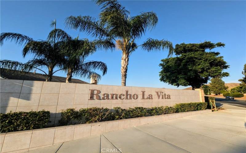 Desirable Rancho La Vita community.