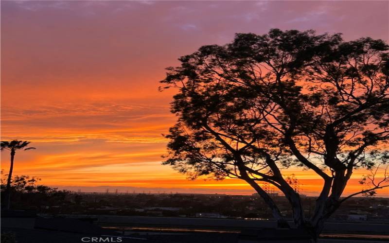 Sunset View from Balcony