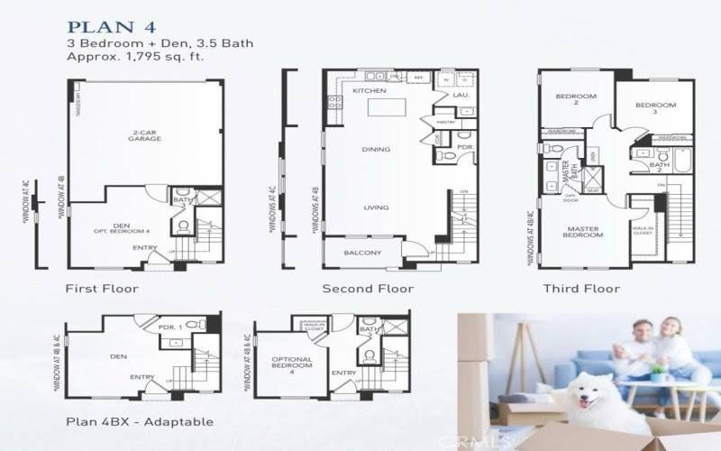 The condo floor plan