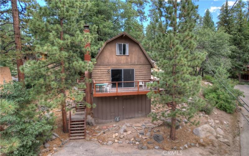 Relax on the spacious deck