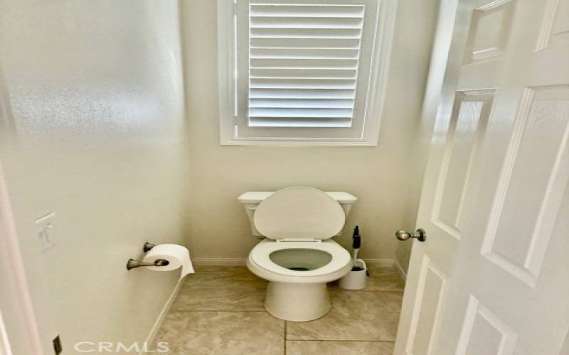 Separate toilet in master bedroom