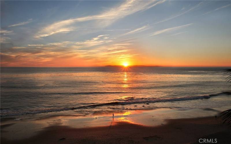 NIGUEL SHORES ~ CATALINA ISLAND SUNSETS