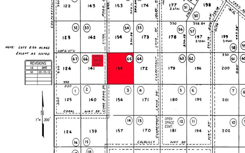 County Assessor Map showing Open Space UNBUILDABLE LOT NEXT DOOR