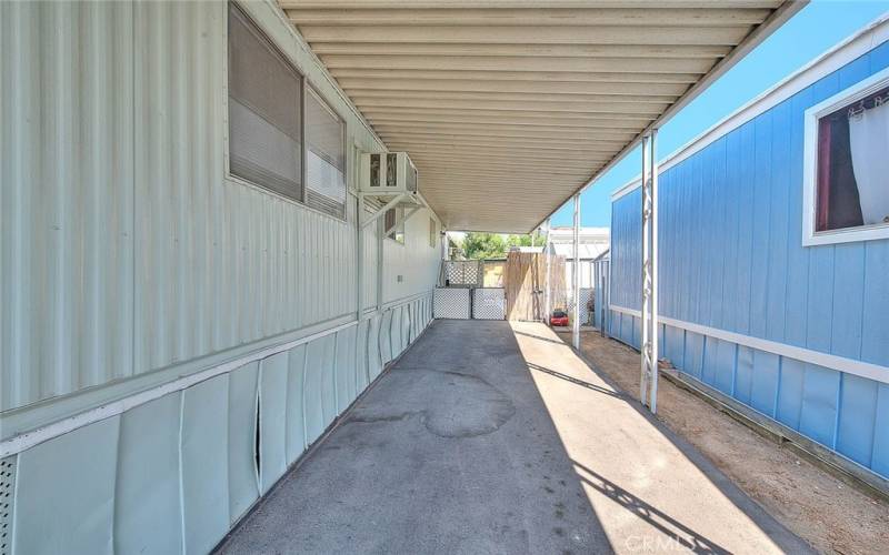 Covered carport