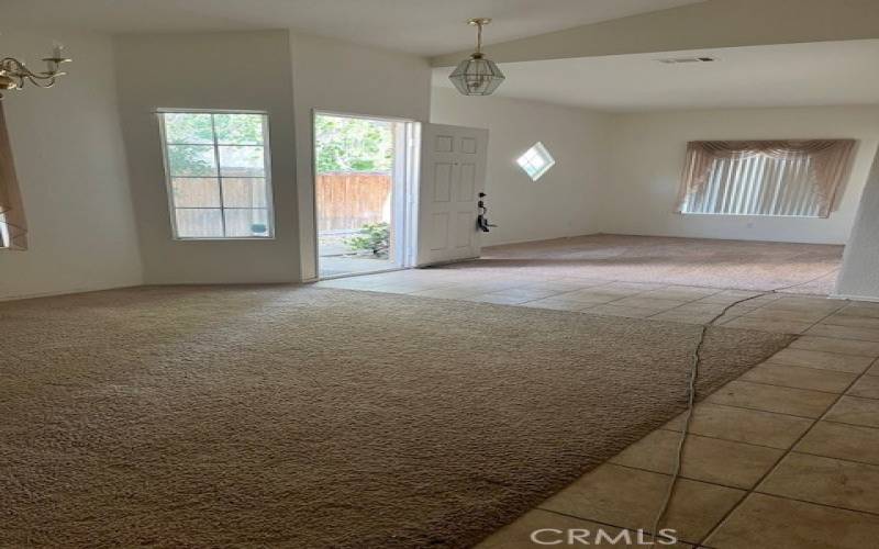 Entry and Living room